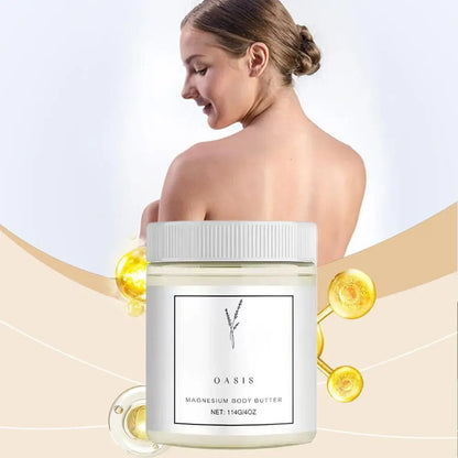 Magnesium Cream For Neuropathy, Magnesium Body Butter Deeply Moisturizes Skin, Keep Soft Smooth, Suitable For All Skin Types