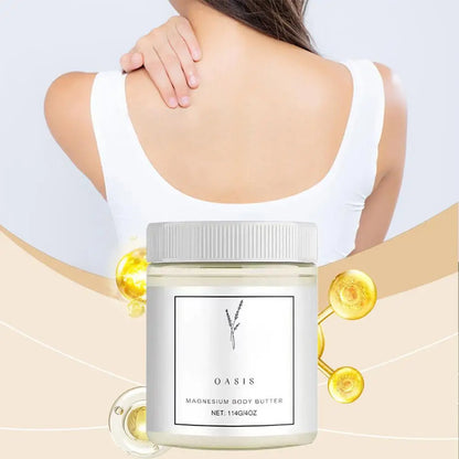 Magnesium Cream For Neuropathy, Magnesium Body Butter Deeply Moisturizes Skin, Keep Soft Smooth, Suitable For All Skin Types