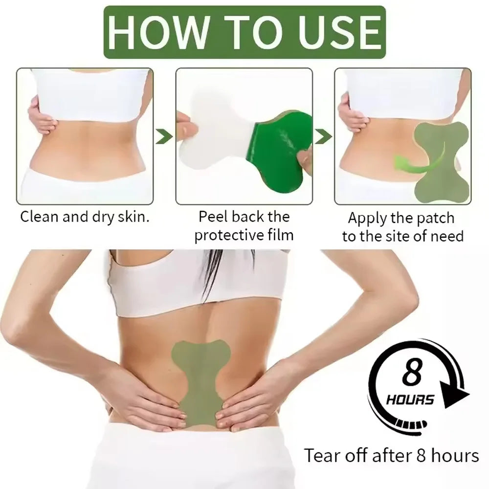 12/36/60/72/120PCS Paste Lumbar Vertebra Patch, Home portable warming patch, Suitable for sedentary, manual workers