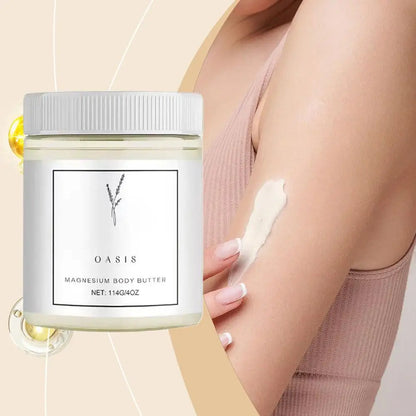 Magnesium Cream For Neuropathy, Magnesium Body Butter Deeply Moisturizes Skin, Keep Soft Smooth, Suitable For All Skin Types