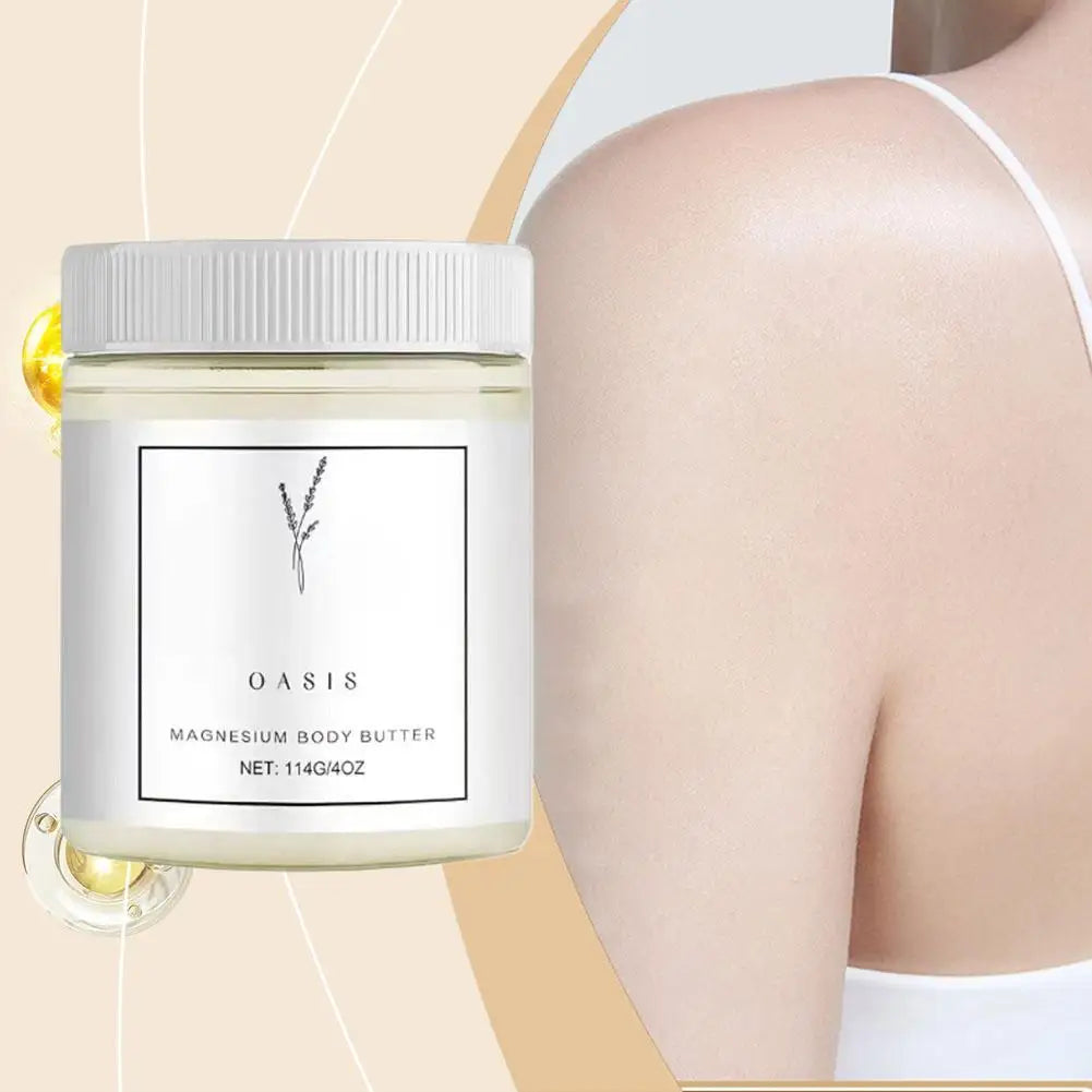 Magnesium Cream For Neuropathy, Magnesium Body Butter Deeply Moisturizes Skin, Keep Soft Smooth, Suitable For All Skin Types